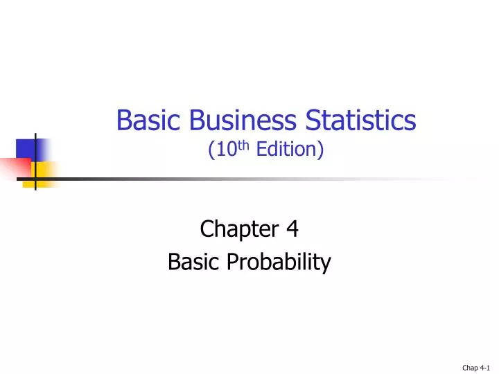 Ppt Basic Business Statistics 10 Th Edition Powerpoint Presentation Id 5411448