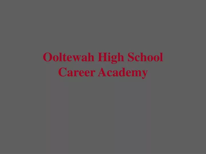 ooltewah high school career academy n.