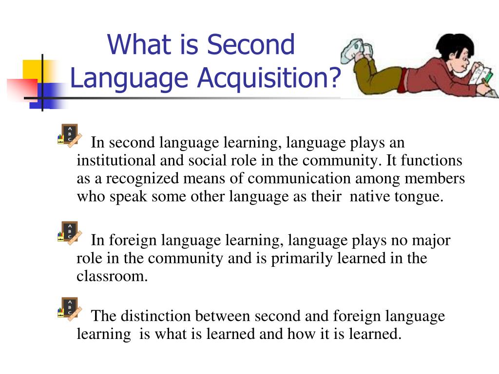 presentation on language acquisition