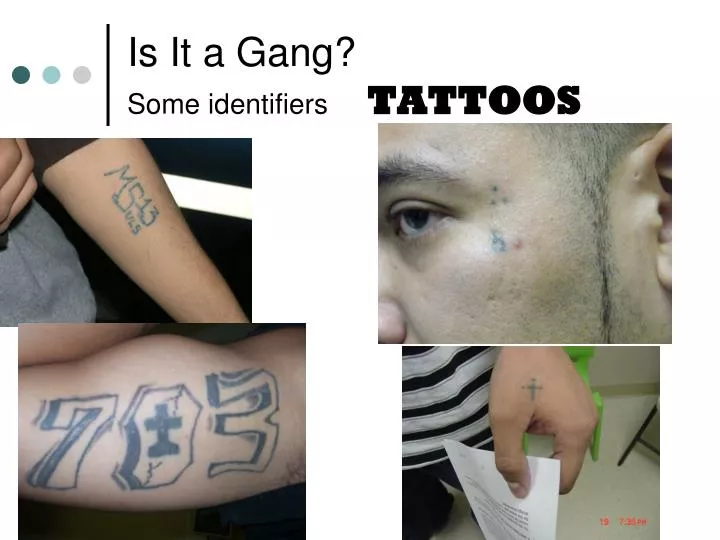 is it a gang some identifiers tattoos n.