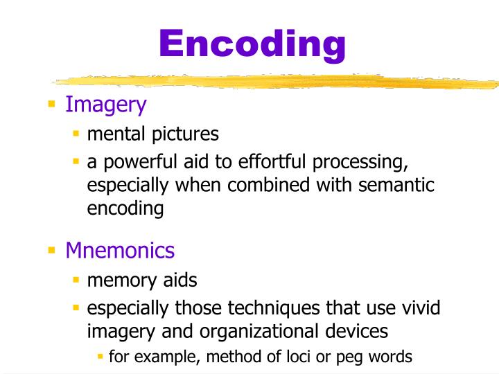 semantic encoding in psychology semantic encoding in psychology