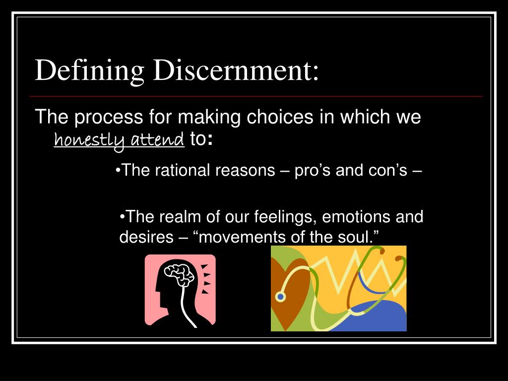 PPT - Discernment PowerPoint Presentation, free download - ID:5413208