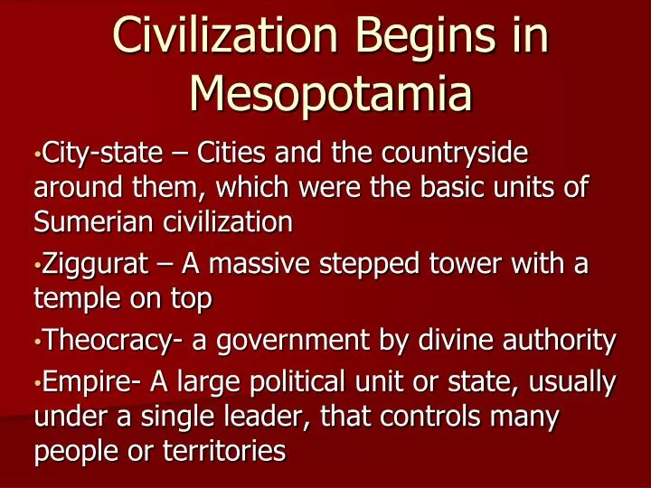 mesopotamia ppt