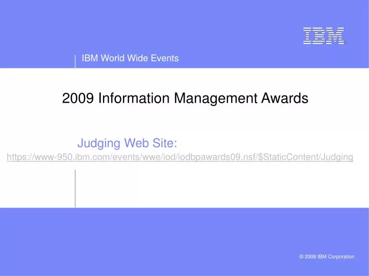 2009 information management awards n.