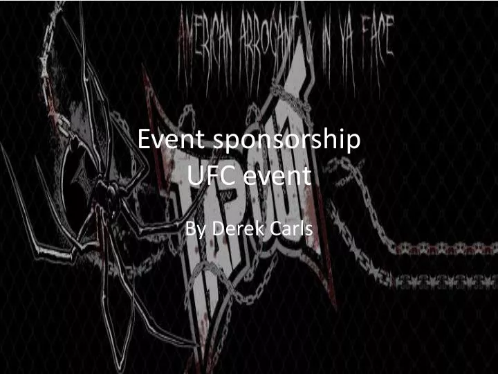 event sponsorship ufc event n.