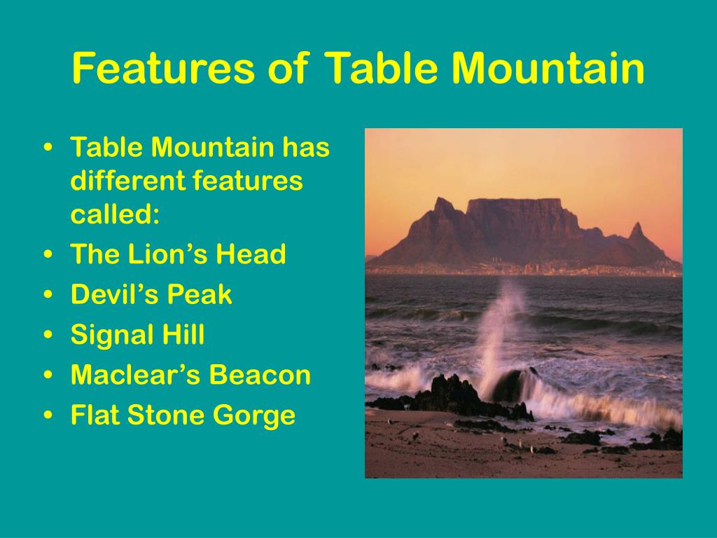 descriptive essay about table mountain