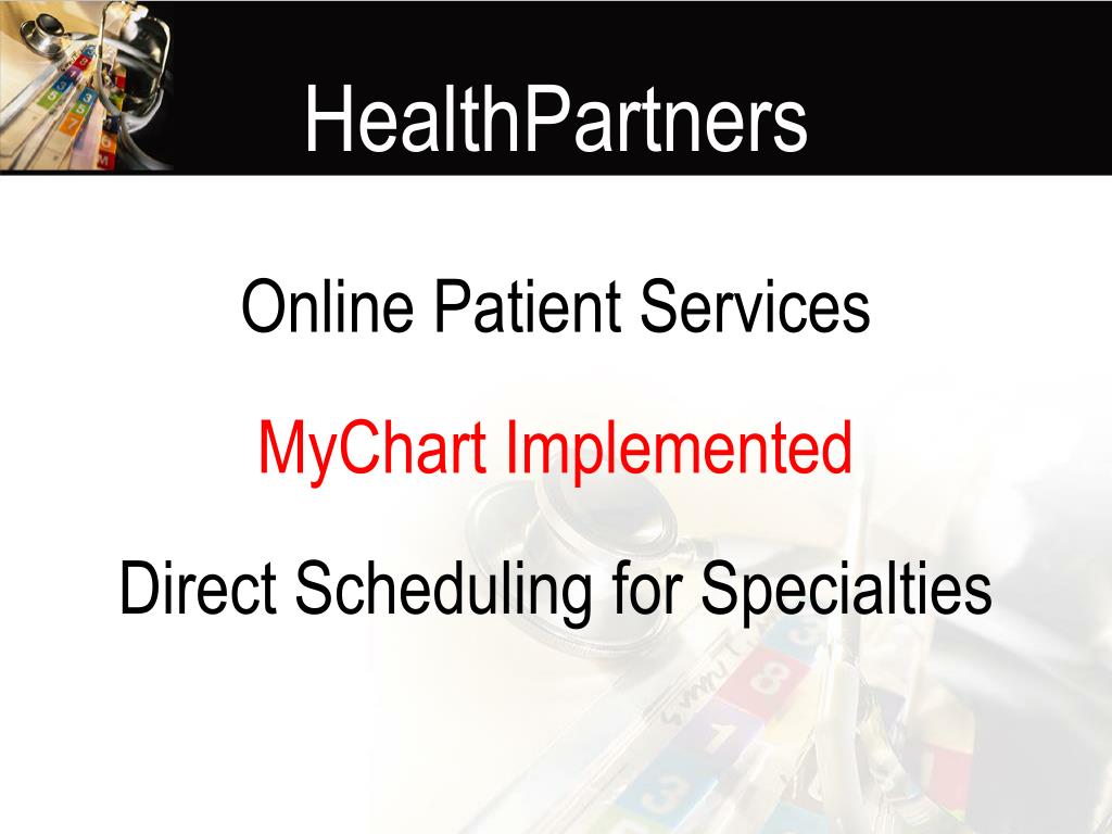 PPT - HealthPartners PowerPoint Presentation - ID:5416697