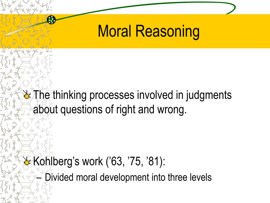 moral reasoning meaning essay