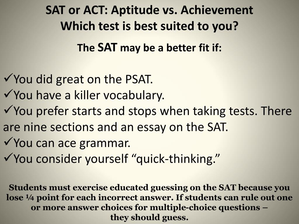 ppt-college-admissions-tests-sat-act-subject-tests-powerpoint-presentation-id-5419168