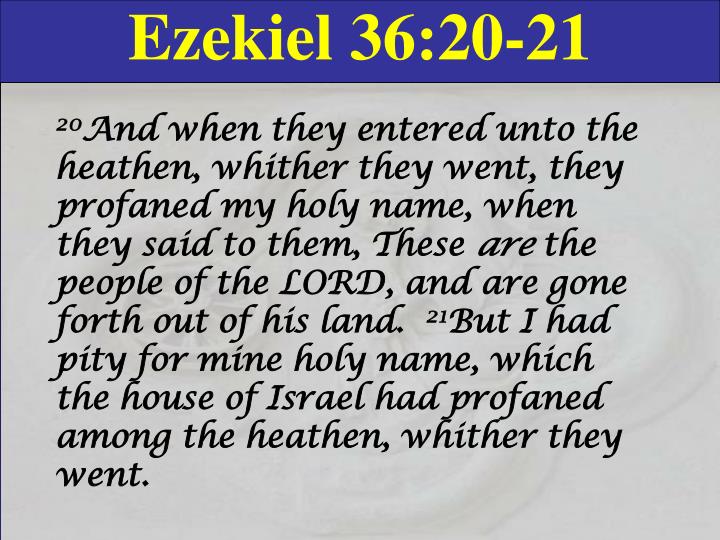 PPT - Ezekiel Chapter 36 PowerPoint Presentation - ID:5419261
