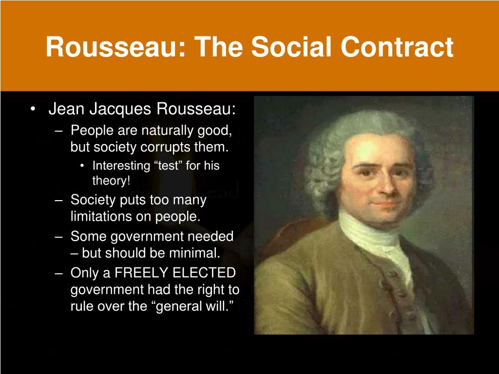 the social contract theory of rousseau