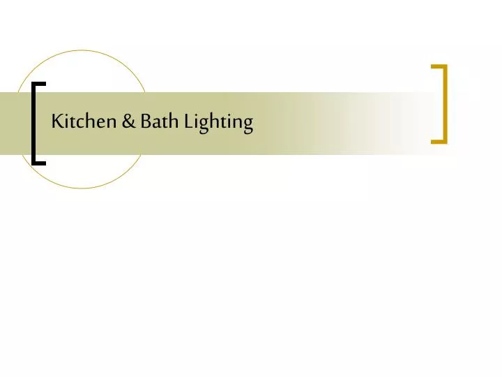 kitchen bath lighting n.