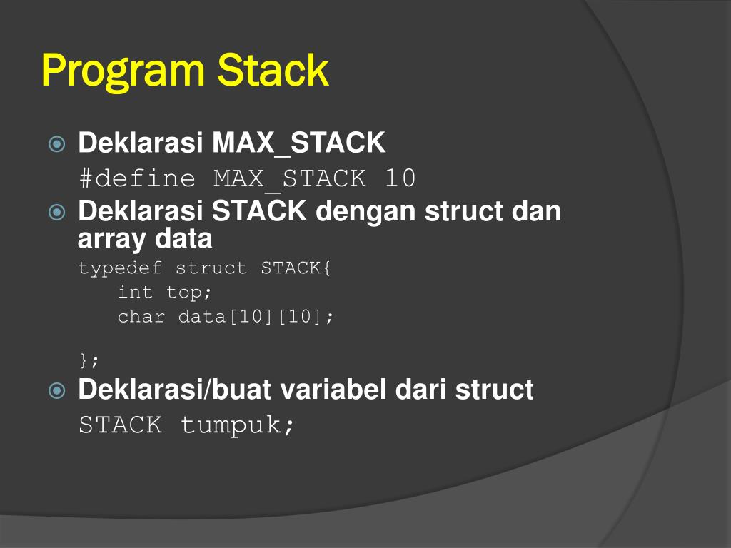 Макс стак. Sign Max Stack.