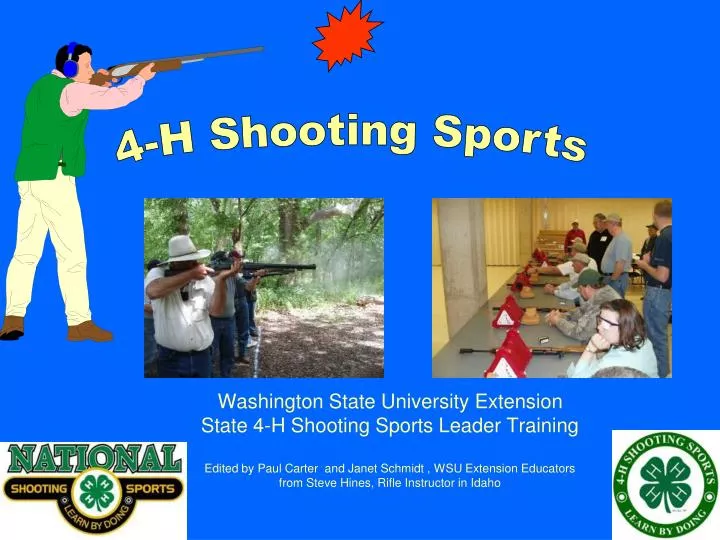 PPT Washington State University Extension State 4H Shooting Sports