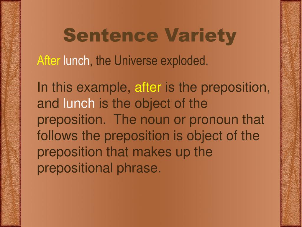 PPT Sentence Variety PowerPoint Presentation Free Download ID 5423822