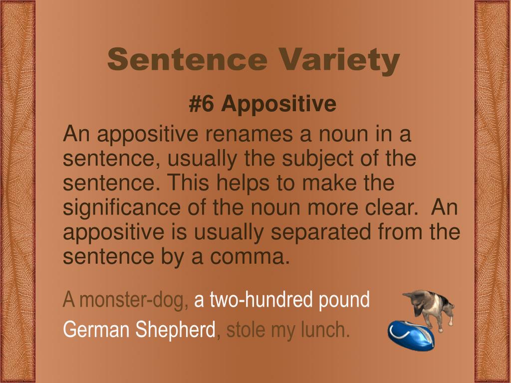 sentence-variety