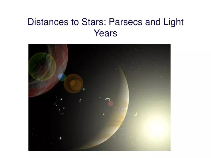 parsec light year parsec light year