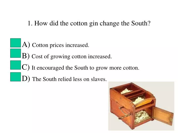 cotton gin research paper Read eli whitney and the cotton gin free essay and over 88,000 other research documents eli whitney and the cotton gin eli whitney and the cotton gin eli whitney : eli whitney was the inventor of the cotton gin and. cotton gin research paper Read eli whitney and the cotton gin free essay and over 88,000 other research documents eli whitney and the cotton gin eli whitney and the cotton gin eli whitney : eli whitney was the inventor of the cotton gin and.