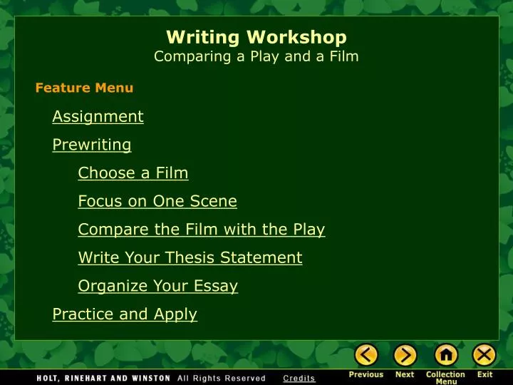 film comparison essay film comparison essay