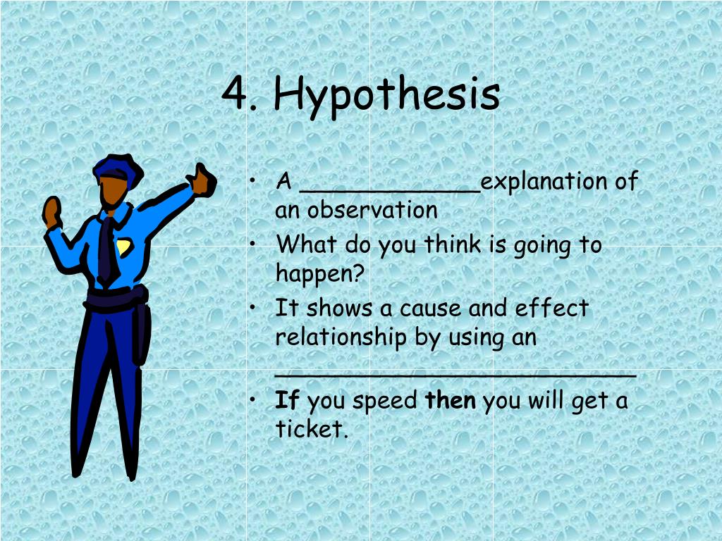 hypothesis a scientific investigation
