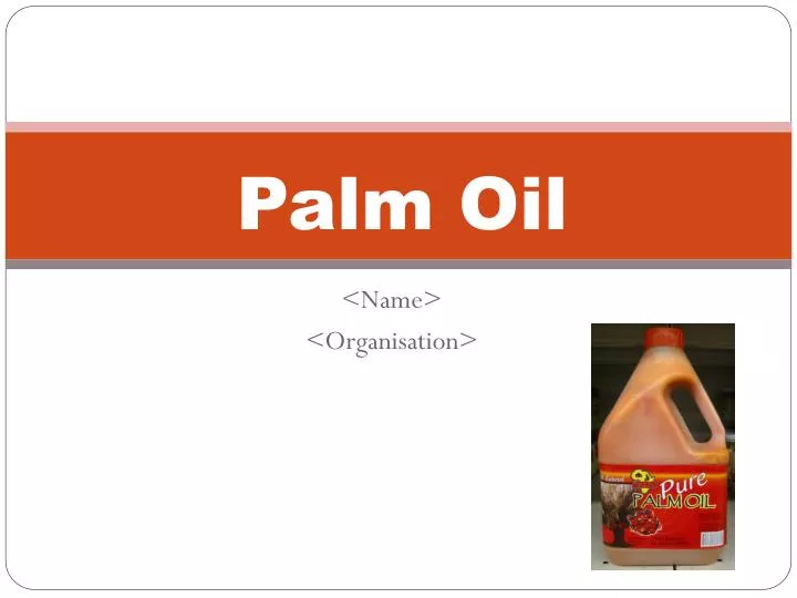 palm oil n.
