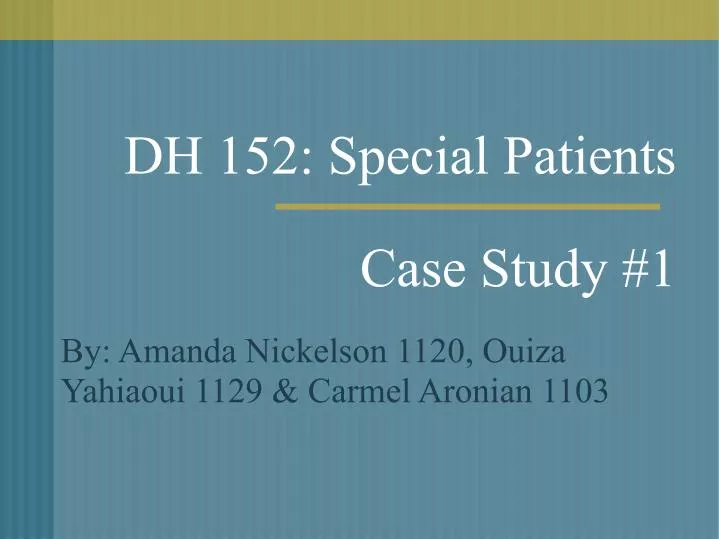 patient case study powerpoint Click on graphic to download resident case presentation and anesthetic planning outline file (42 kb) cliff schmiesing, md july 17, 2012 the following is an outline and general information i hope will be helpful to you in organizing your case presentations for discussion with your. patient case study powerpoint Click on graphic to download resident case presentation and anesthetic planning outline file (42 kb) cliff schmiesing, md july 17, 2012 the following is an outline and general information i hope will be helpful to you in organizing your case presentations for discussion with your.