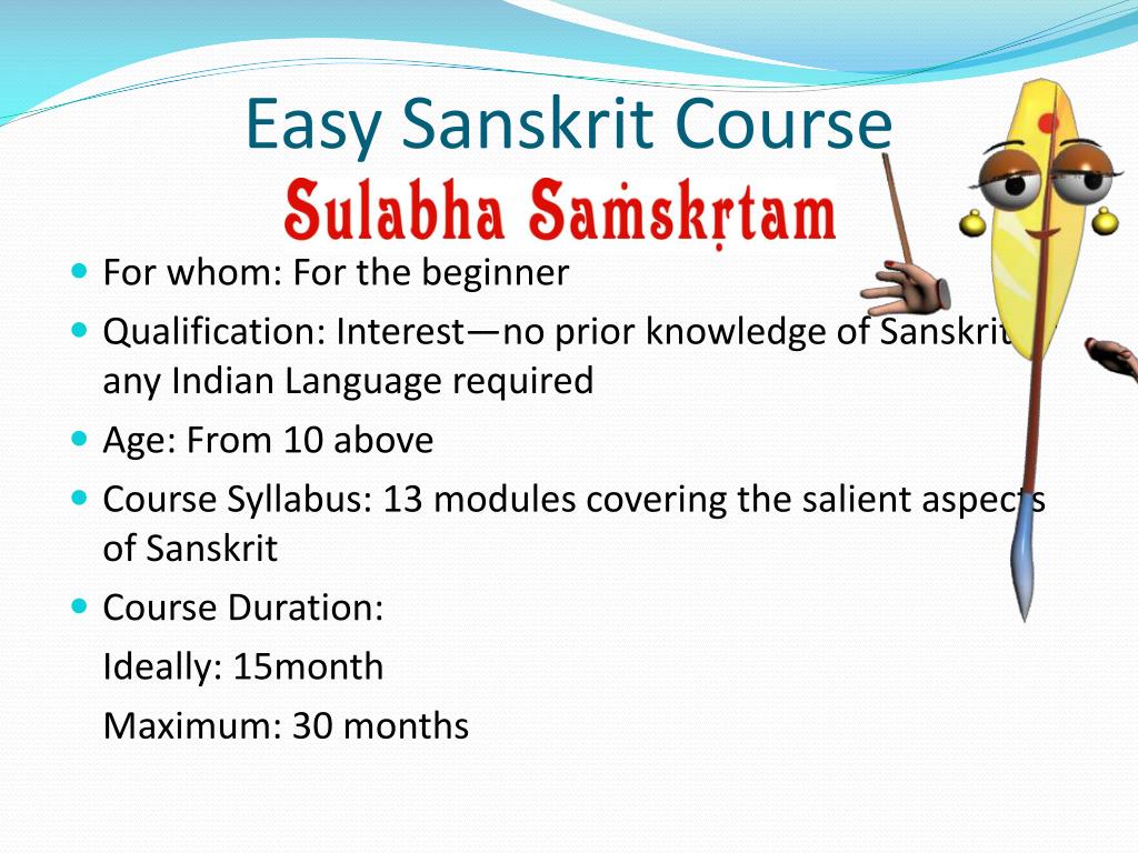 PPT The Beginner’s Guide to Sanskrit PowerPoint Presentation, free
