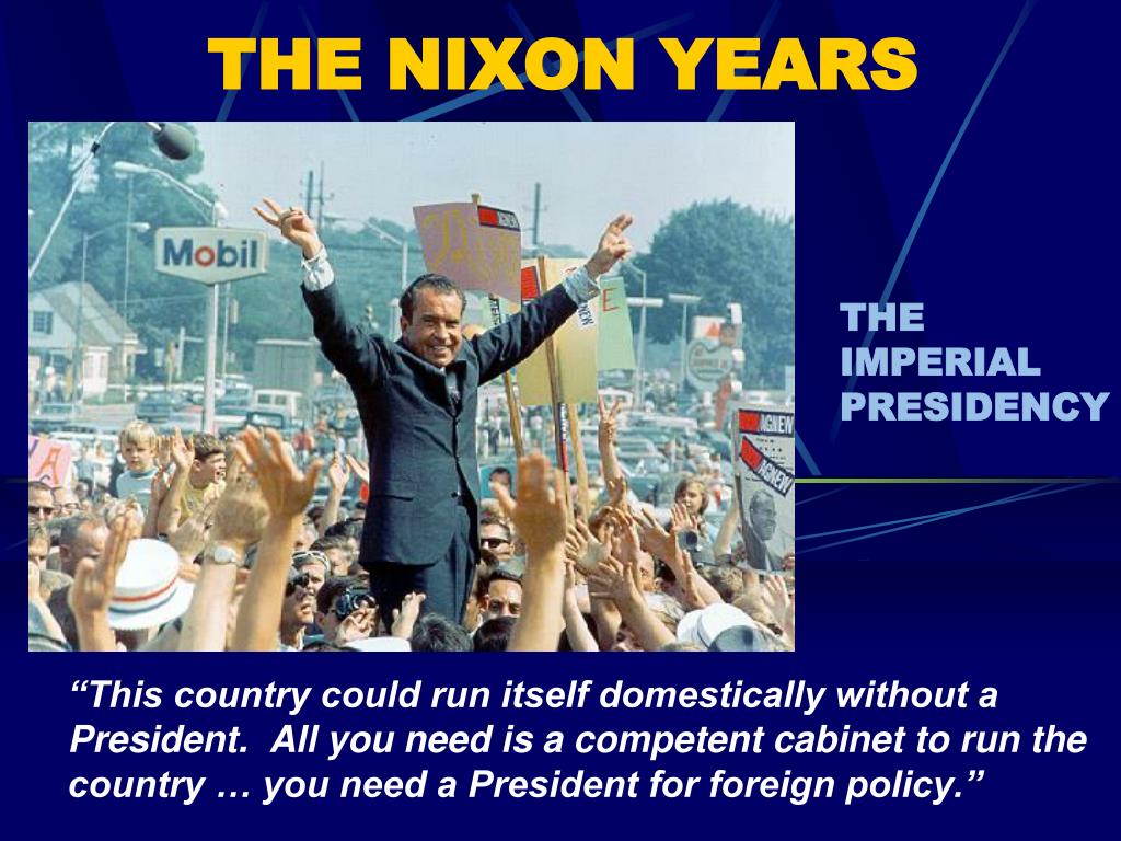 PPT THE NIXON YEARS PowerPoint Presentation, free download ID5431740