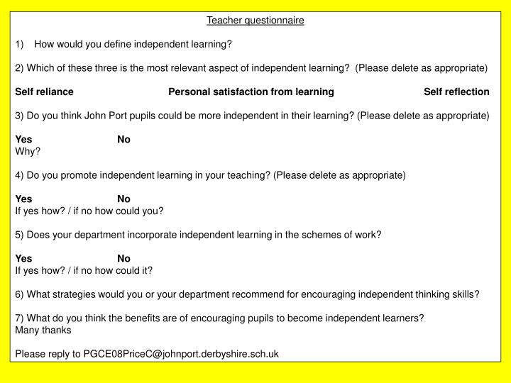 ppt research enquiry questions