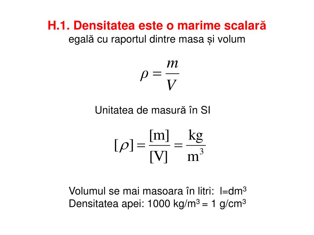 Densitatea Sangelui Uman Este De 1060 PPT - H. Hidrostatica PowerPoint Presentation, free download - ID:5432334