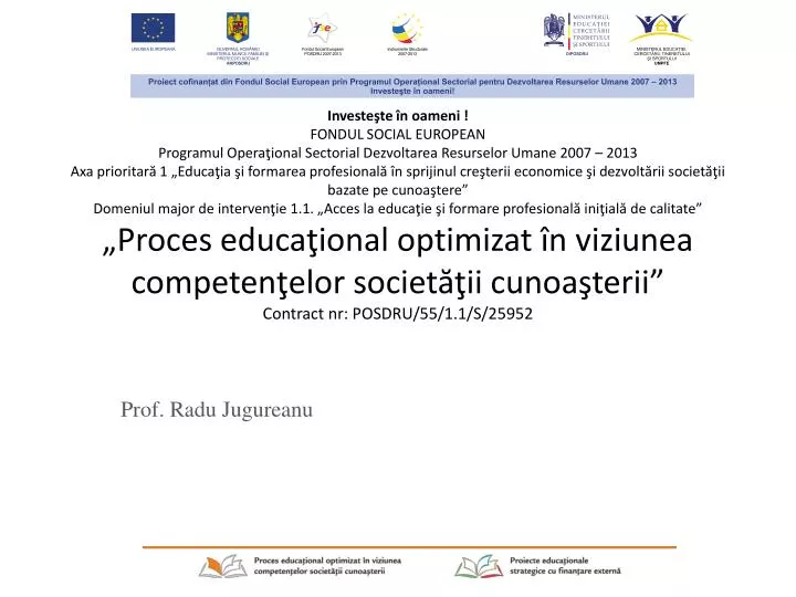 PPT - Prof. Radu Jugureanu PowerPoint Presentation, free download -  ID:5432579