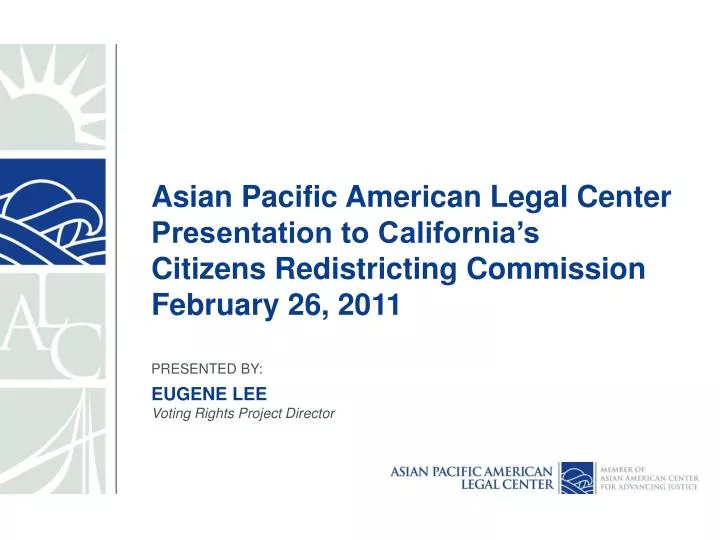 PPT Overview of Asian Pacific American Legal Center (APALC