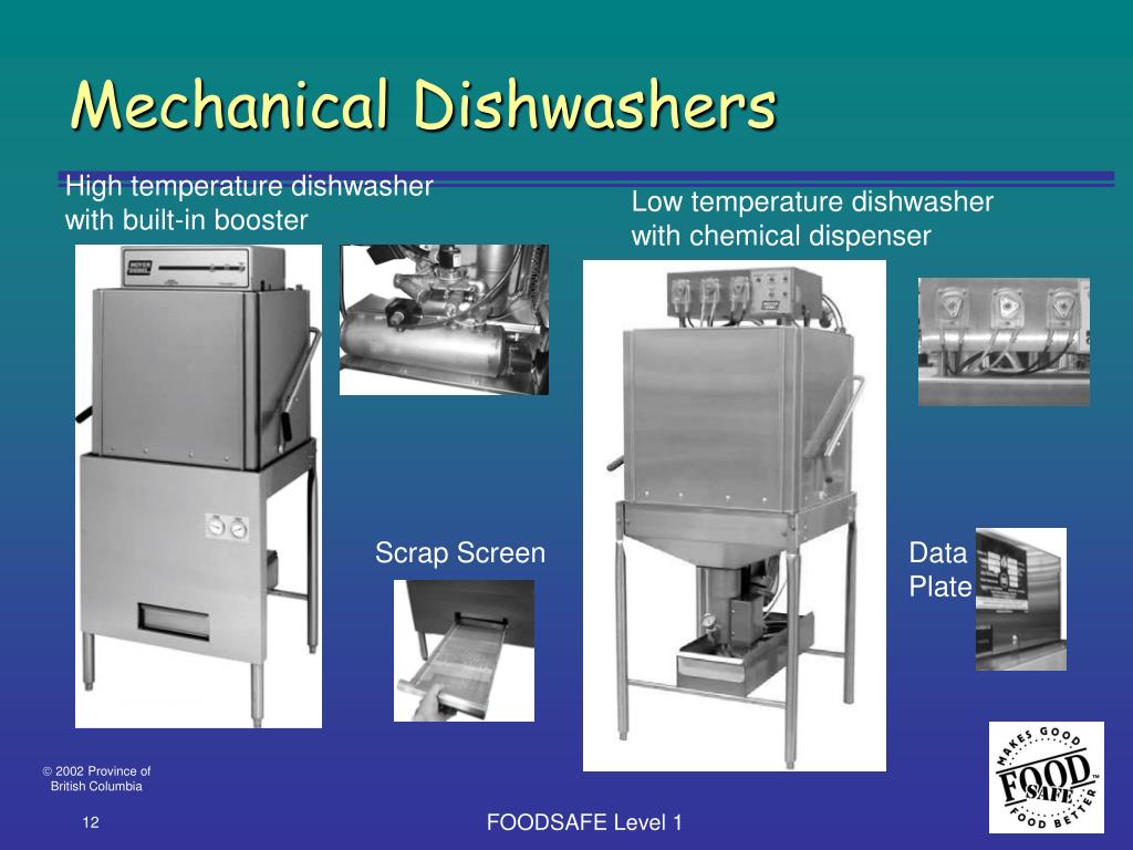 mechanical dishwashers
