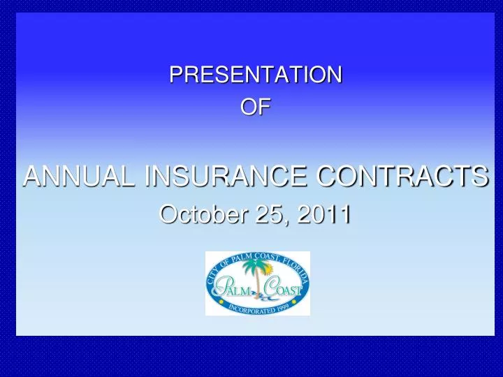 The Annual Insurance Executive Conference - December 3-4