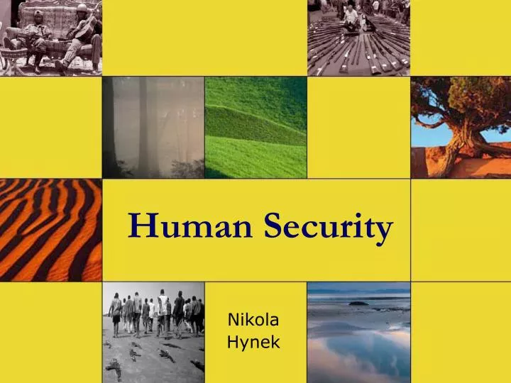 human security ppt presentation powerpoint slideserve