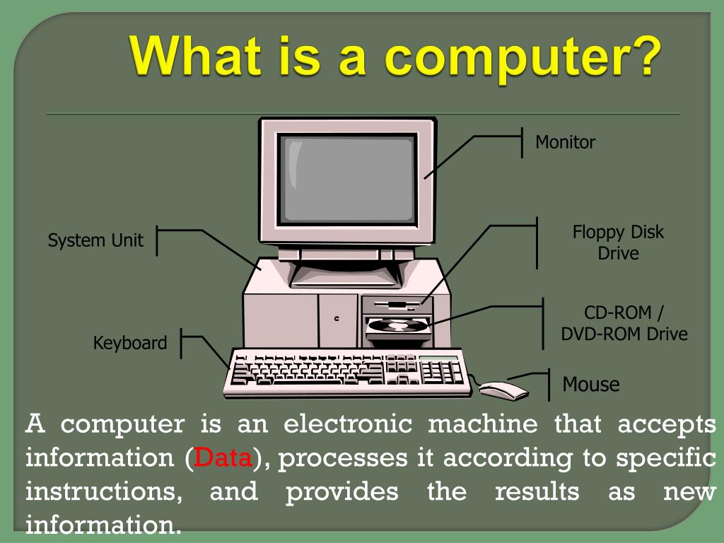 presentation means in computer