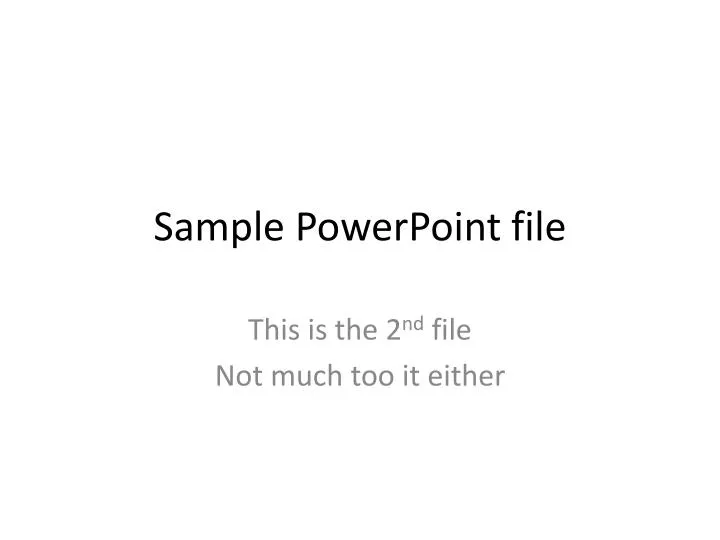 sample powerpoint file n.