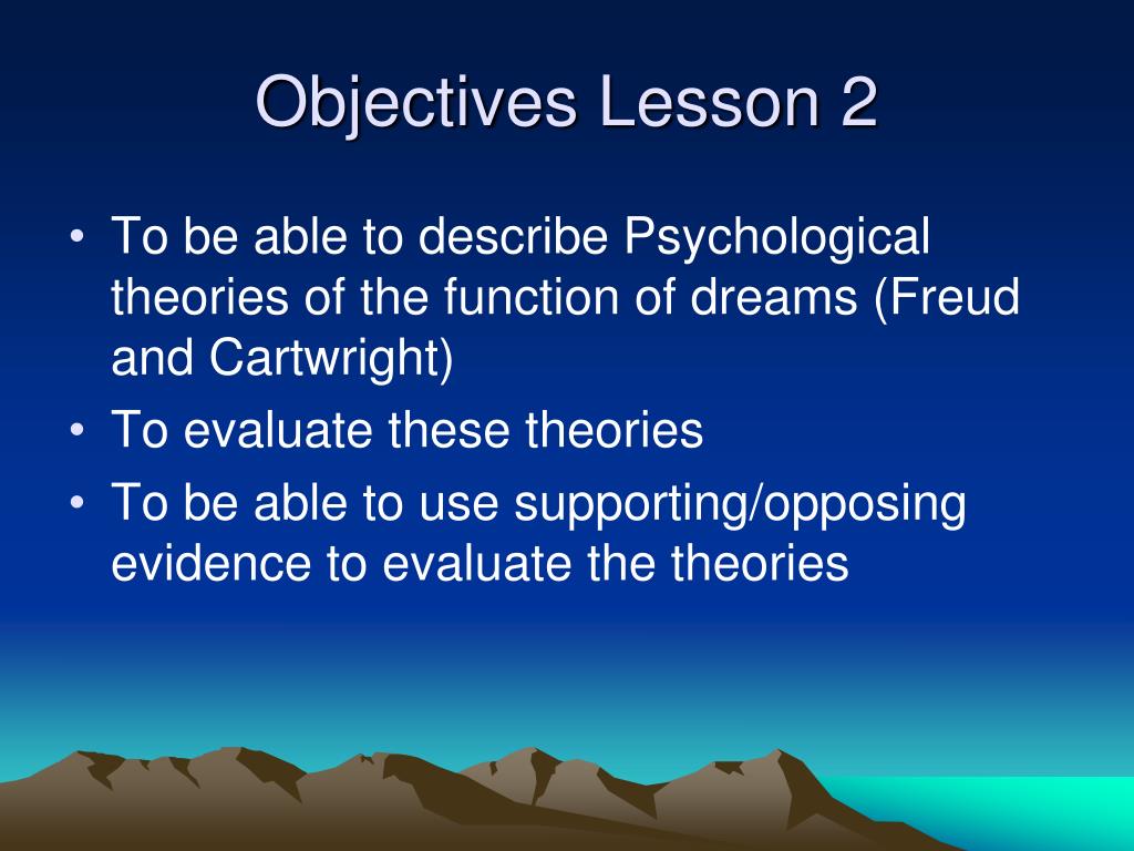 problem solving dream theory cartwright