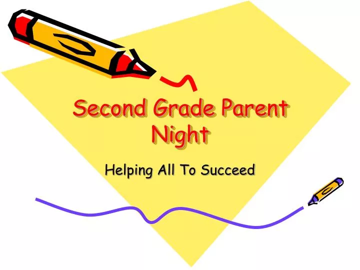 second grade parent night n.