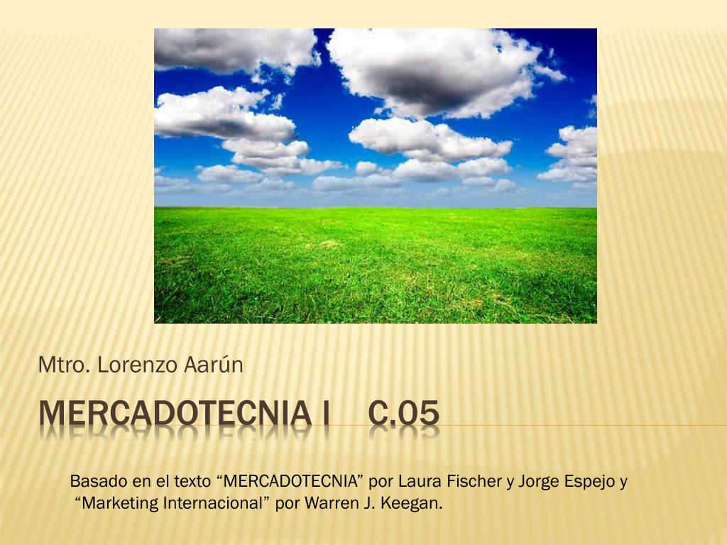 PPT - Mercadotecnia i c.05 PowerPoint Presentation, free download -  ID:5438874