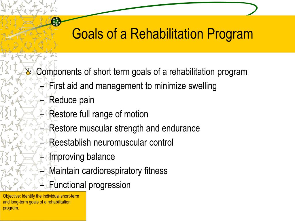 What Is The Main Goal Of Rehabilitation Facilities