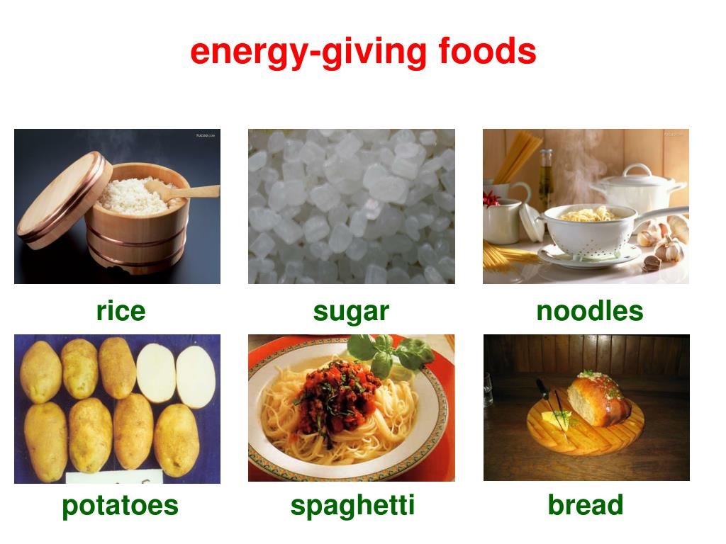 what is energy giving food