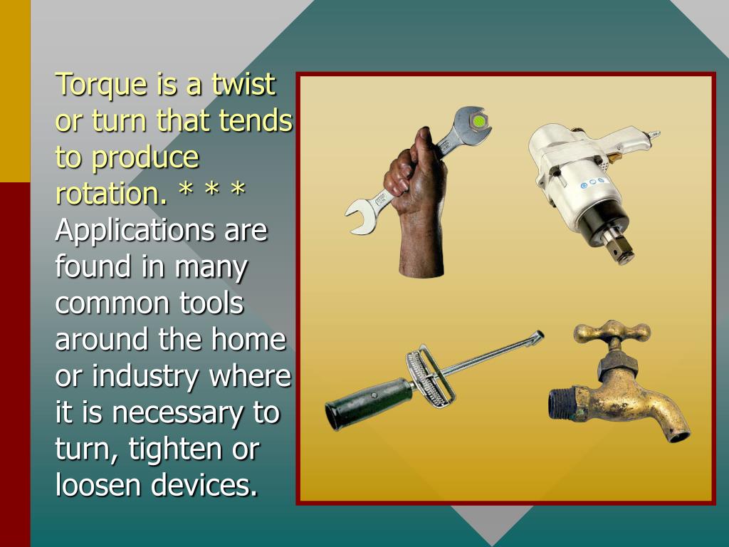 PPT Definition of Torque PowerPoint Presentation, free