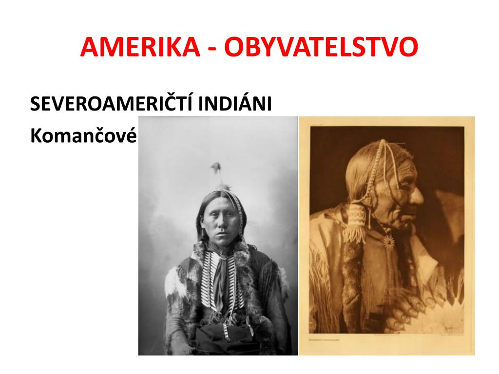 PPT - AMERIKA - OBYVATELSTVO PowerPoint Presentation, free download ...