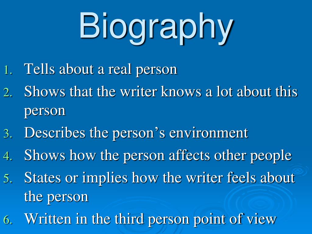 what is autobiography or biography