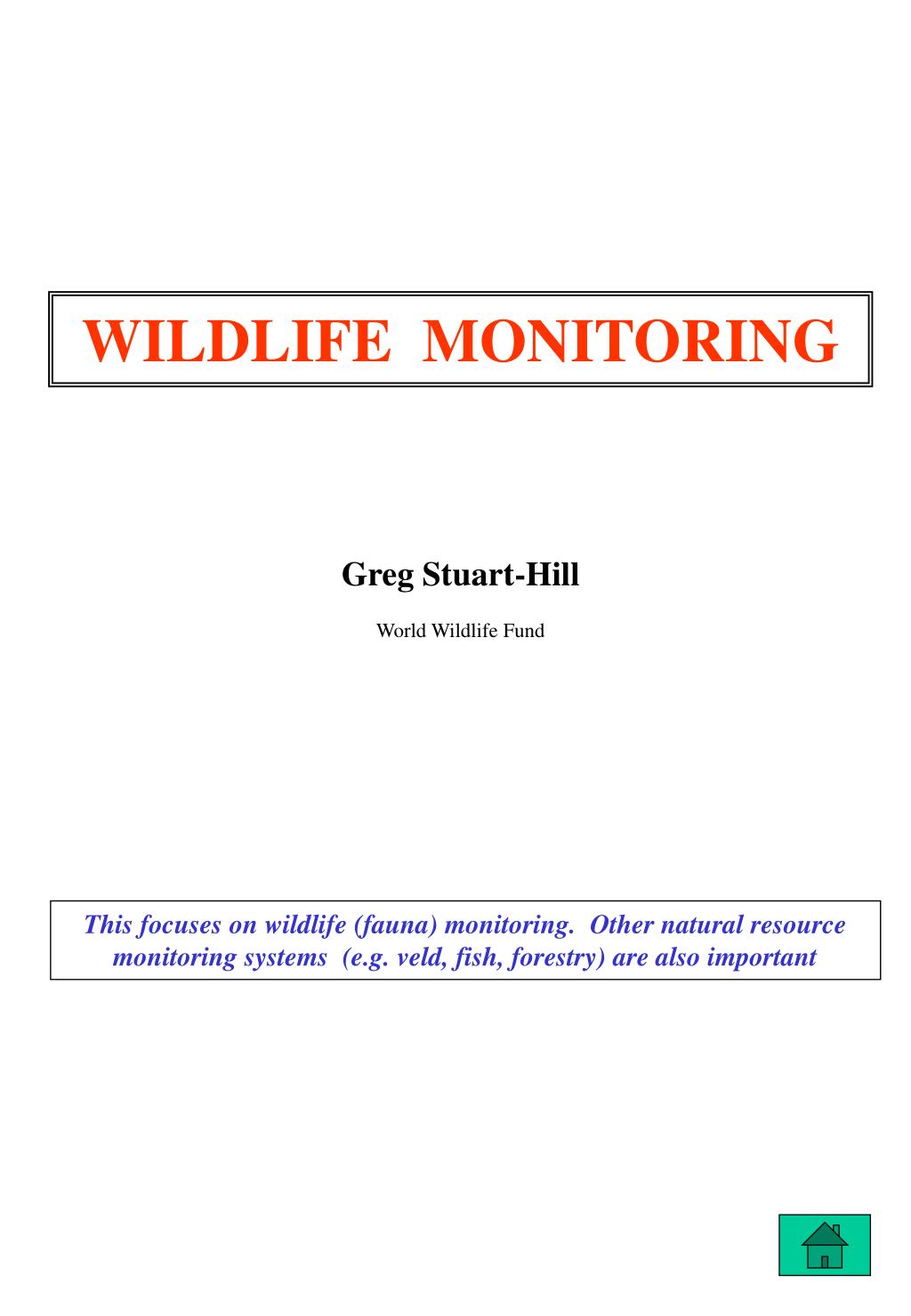 PPT - WILDLIFE MONITORING PowerPoint Presentation, free download -  ID:5441641