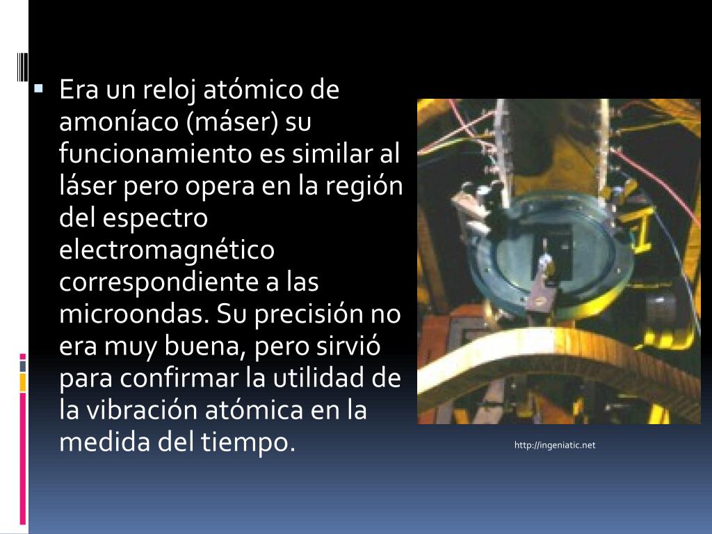 PPT - Reloj atómico PowerPoint Presentation, free download - ID:5441825