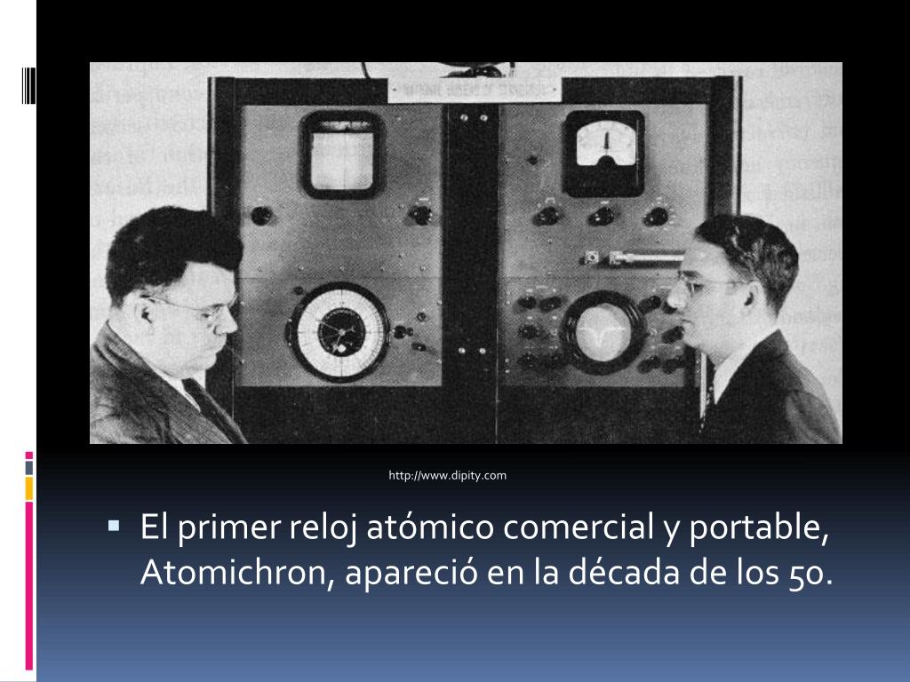 Primer reloj atomico sale