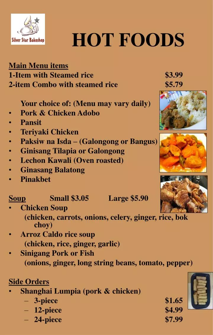 PPT HOT FOODS PowerPoint Presentation, free download ID5442004