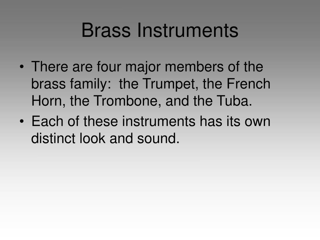 Ppt Brass Instruments Powerpoint Presentation Free Download Id5442764 5302